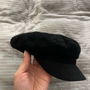 Asos- Black Baker Boy Hat